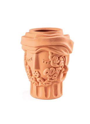 11506 Seletti Magna Graecia Man terracotta bloempot