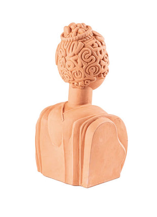 11513 Seletti Magna Graecia Terracotta Bust Poppea