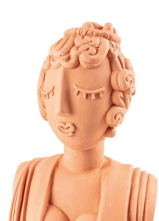 11513 Seletti Magna Graecia Terracotta Bust Poppea