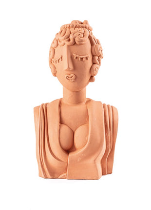 11513 Seletti Magna Graecia Terracotta Bust Poppea