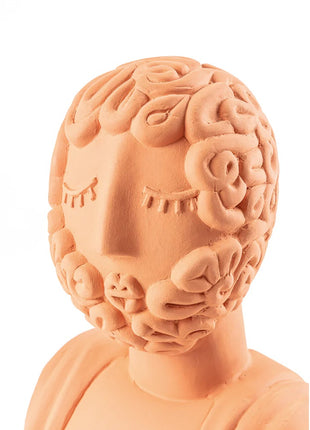 11512 Seletti Magna Graecia Terracotta Bust Poppea