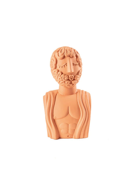 11512 Seletti Magna Graecia Terracotta Bust Poppea