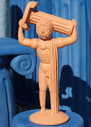 11530 Seletti Magna Graecia Terracotta  Beeld Ercole - Hercules