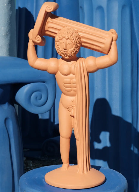 11530 Seletti Magna Graecia Terracotta  Beeld Ercole - Hercules