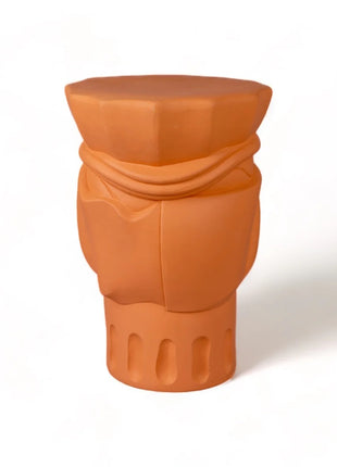 11526 Seletti Magna Graecia Terracotta vrouw kruk