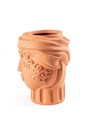 11507 Seletti Magna Graecia Vrouw terracotta bloempot
