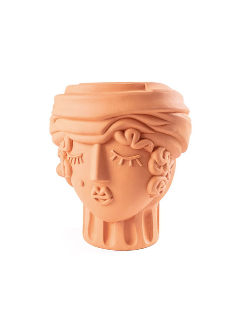 11507 Seletti Magna Graecia Vrouw terracotta bloempot