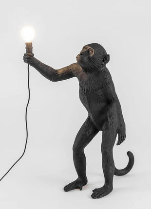 Seletti Monkey lamp staand zwart 14920