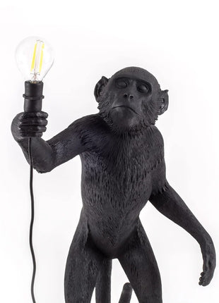 Seletti Monkey lamp staand zwart 14920
