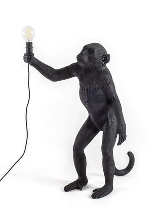 Seletti Monkey lamp staand zwart 14920