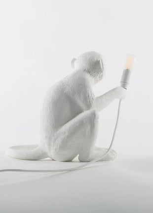 Seletti Monkey lamp zittend wit 14882