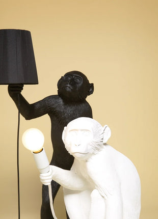 Seletti Monkey lamp zittend wit 14882