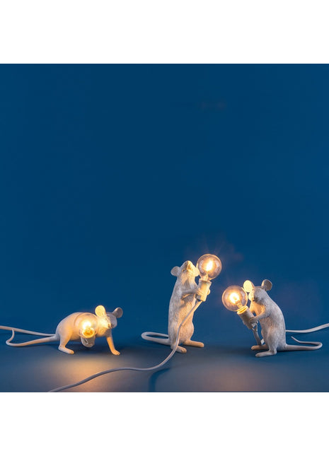 15221 Seletti Mouse Lamp / tafellamp LED - zittend