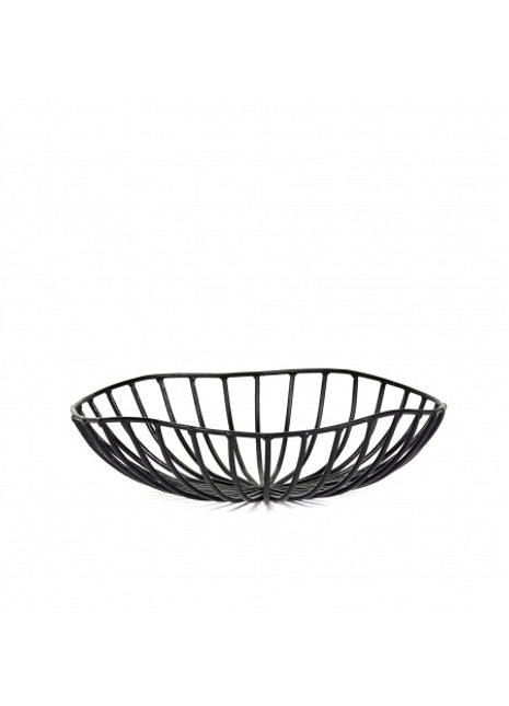 B7218557 Serax Catu broodmand ø 20 cm h 6 cm ijzer zwart