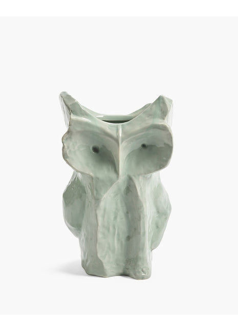 Serax Owl vaas uil L After Midnight lichtblauw