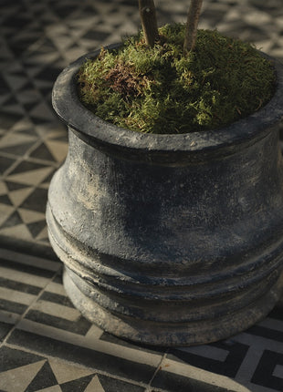 B5625002-900 Serax Pot Planter 01 M Zwart Mesa
