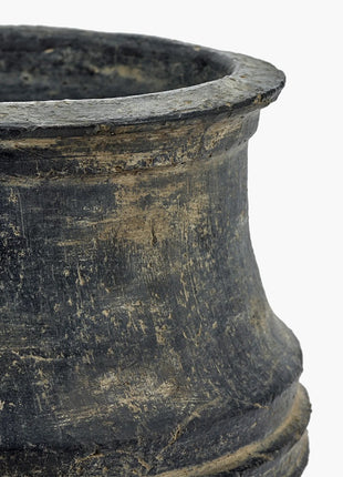 B5625002-900 Serax Pot Planter 01 M Zwart Mesa