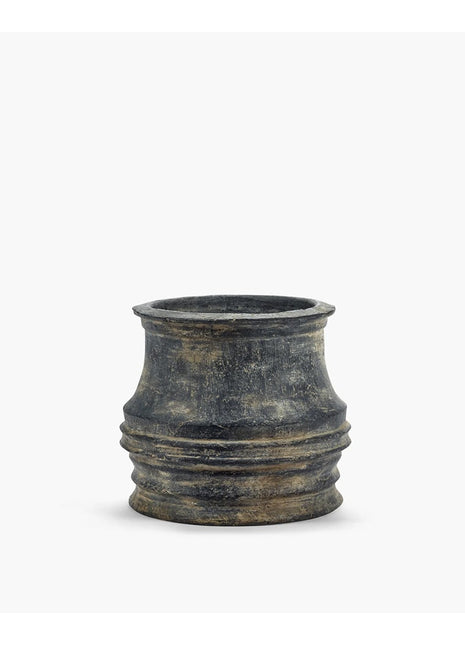 B5625002-900 Serax Pot Planter 01 M Zwart Mesa