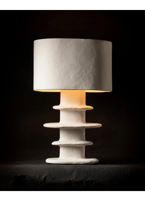 B7224207-001 Serax White Earth papier-maché Geometrical tafellamp