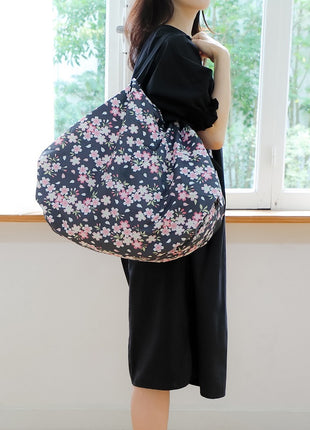 Shupatto Japanse opvouwbare boodschappentas L - Sakura