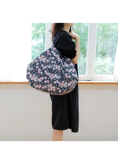 Shupatto Japanse opvouwbare boodschappentas L - Sakura