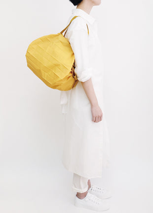 Shupatto Japanse opvouwbare boodschappentas M - Mustard