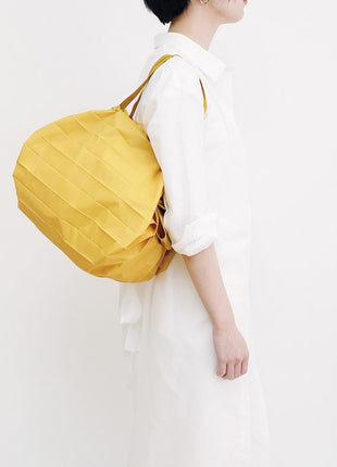 Shupatto Japanse opvouwbare boodschappentas M - Mustard