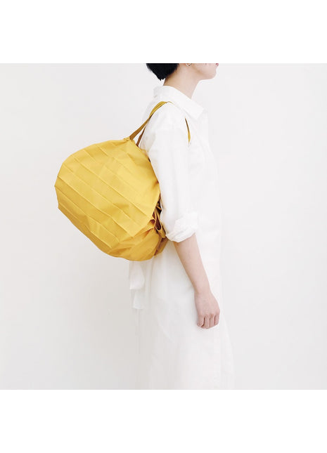 Shupatto Japanse opvouwbare boodschappentas M - Mustard