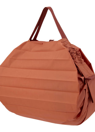 Shupatto Japanse opvouwbare boodschappentas M - Brick Brown