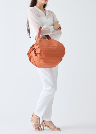 Shupatto Japanse opvouwbare boodschappentas M - Brick Brown