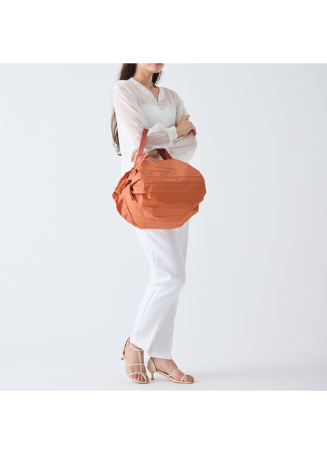 Shupatto Japanse opvouwbare boodschappentas M - Brick Brown