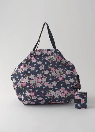 Shupatto Japanse opvouwbare boodschappentas M - Sakura