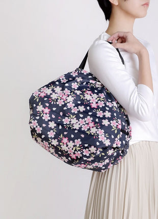 Shupatto Japanse opvouwbare boodschappentas M - Sakura