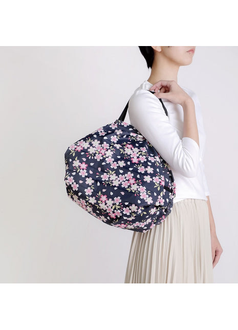 Shupatto Japanse opvouwbare boodschappentas M - Sakura