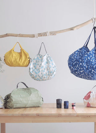 Shupatto Japanse opvouwbare boodschappentas L - Floating Clouds