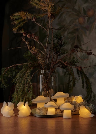 13300 Sirius Evelyn eekhoorn wax wit led set 2 stuks