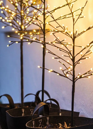 50548 Sirius Noah kerstboom 180cm met 280 led - zwart