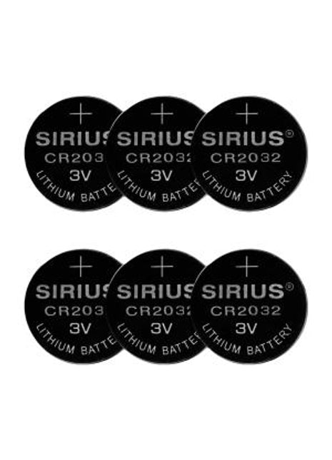 Sirius CR2032 batterijen decopower - 6 stuks