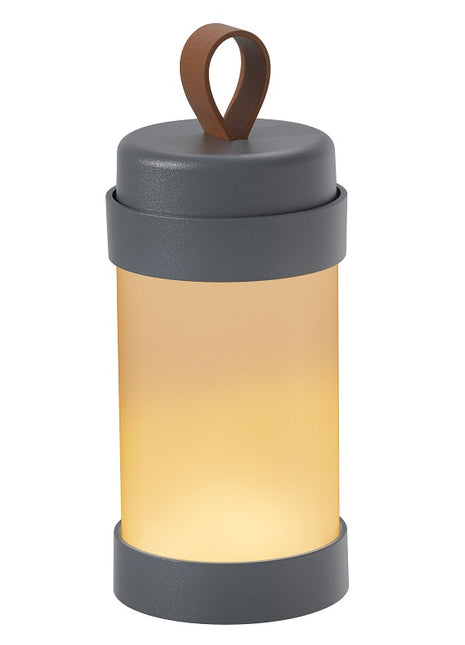 78442 Sompex Alva tafellamp accu met kaarslichtfunctie antraciet