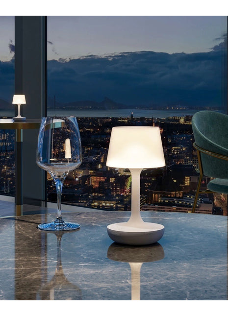 72581 Sompex GINN oplaadbare tafellamp wit