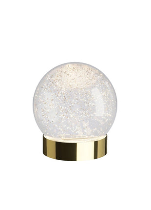 Sompex Glamor Bauble glitterbol lamp goud H13cm - 72456
