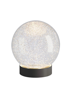 Sompex Glamor Bauble glitterbol lamp zwart H15cm - 72453