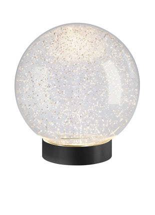 Sompex Glamor Bauble glitterbol lamp zwart H18cm - 72447