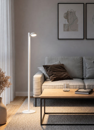 79071 Sompex Ronda vloerlamp wit oplaadbaar en dimbaar 1 spot 