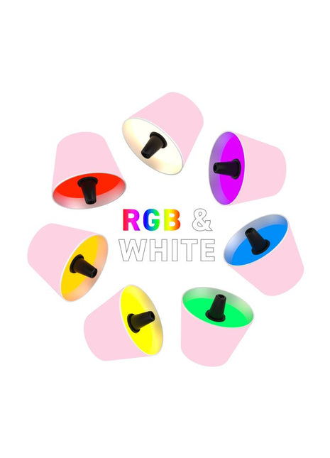 72535 Sompex TOP 2.0 flessenlamp accu led roze multi-colour