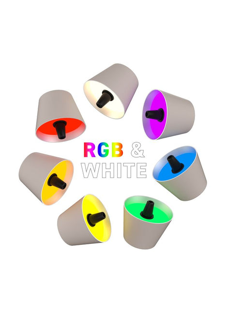 72528 Sompex TOP 2.0 flessenlamp accu led zand multi-colour