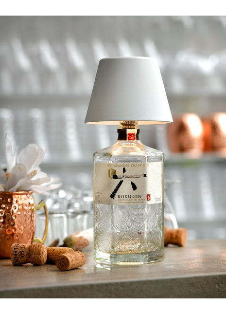 Sompex Top flessenlamp wijnfles olijfoliefles accu traploos dimbaar led wit 78371