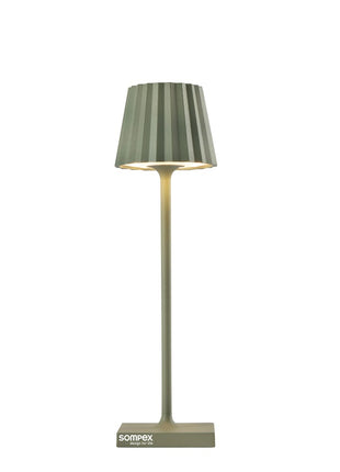 78574 Sompex TROLL Nano olijfgroen oplaadbare lamp 21 cm
