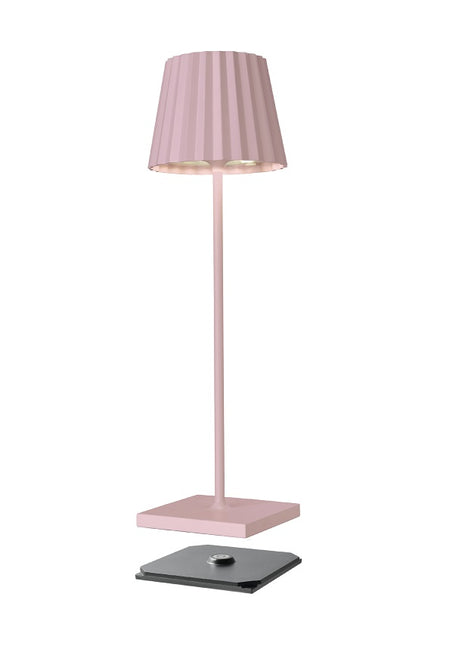 Sompex Troll 2.0 LED tafellamp accu roze 78177