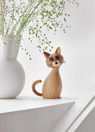 Spring Copenhagen Lucky kat eikenhout